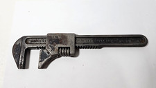 Billings Pipe Monkey Wrench Vintage Antique Tool Made in USA 9"