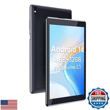 COOPERS Tablet Android 14 Tablets 7 inch, 4GB RAM, 32GB ROM Support 1TB Expan