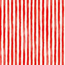 P&B Textiles - Little Darlings Christmas - Stripes - Red/White, Fabric BTY