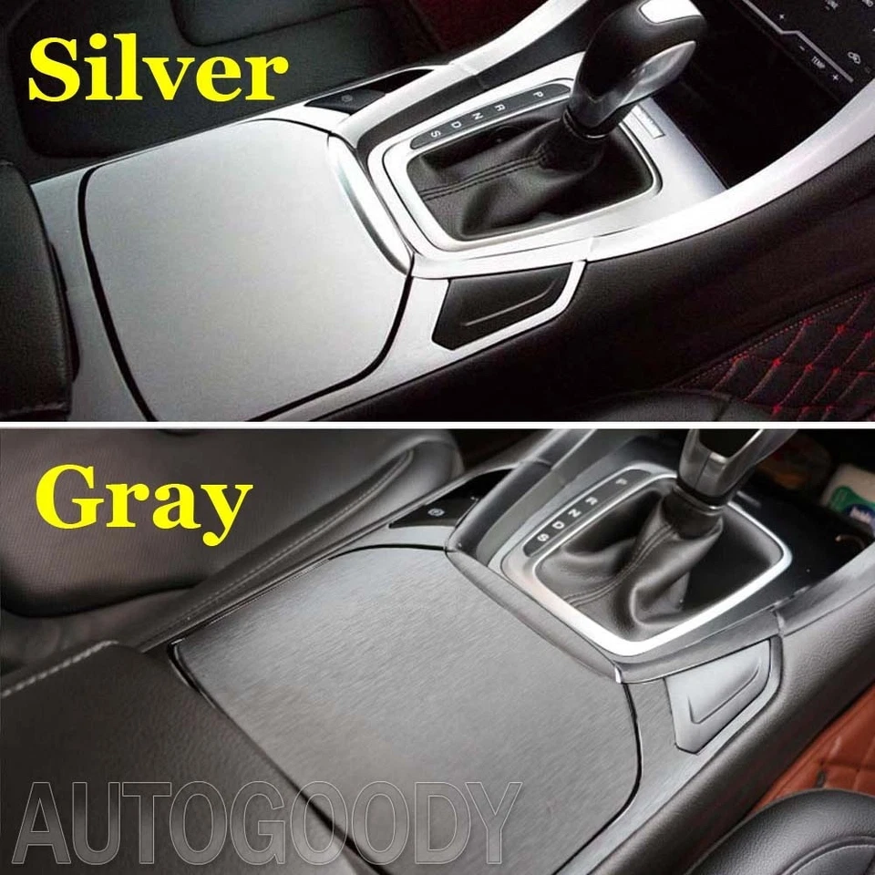 Cepillo de película de vinilo de aluminio cepillado envoltura metálica pegatina liberación de aire sin burbujas Foto 4 de 4