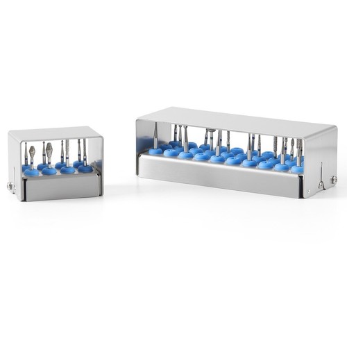 Dental FG RA CA Bur Holder Sterilizer Block Disinfection Box 8/10/16/30Holes - Picture 6 of 47