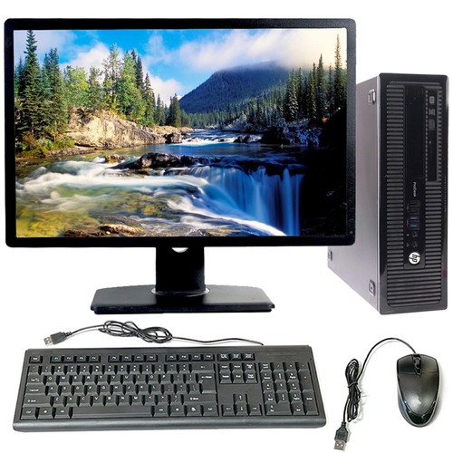 HP Desktop Computer SFF Up To 16GB RAM 1TB HDD/SSD 22in LCD Windows 10 Pro - Picture 12 of 12
