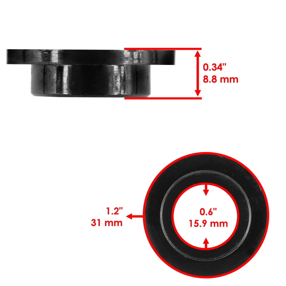 Bujes amortiguador suspensión delantera para Arctic Cat 250 2X4 4X4 1999-2005 Foto 2 de 4