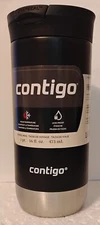 Contigo Huron Vacuum-Insulated Stainless Steel 16oz, Black Licorice Color New