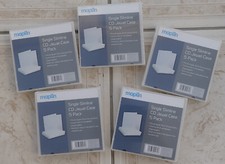 25 x Maplin Single Slimline CD Jewel cases - unbreakable polypropylene