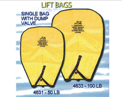 Lift Bag Wreck Salvage Rescue Dive Underwater Scuba Recovery Treasure Find 