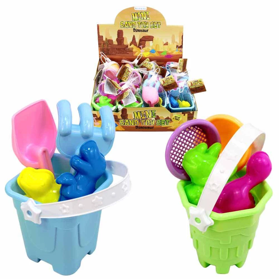 Set Sandspielzeug Dinosaurier - ca. 15 cm Kinder ab 3 Jahre Strand Spielzeug