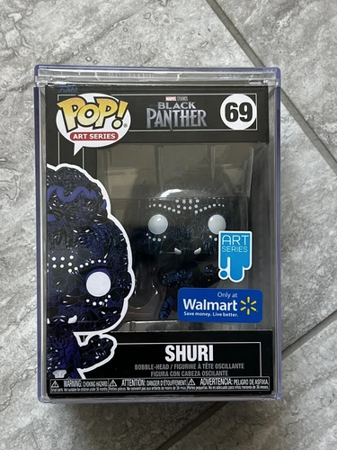 Funko Pop Marvel Studios Black Panther SHURI Art Series #69 Walmart exclusive