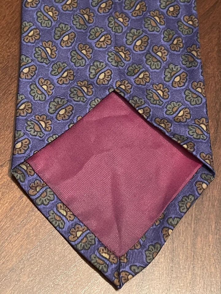 J. Corbata de cuello Crew hecha a mano 100 % seda para hombre hecha en Estados Unidos Foto 2 de 4