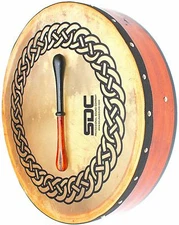 DEURA BRAND 16" ROSEWOOD BODHRAN + BAG RWB16CD