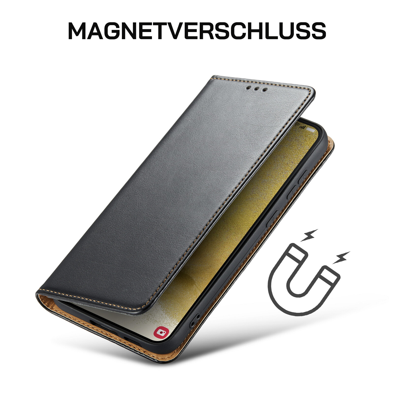 Samsung Galaxy S10/S10E/Plus Hülle Echt Leder Klapphülle Case Tasche ...