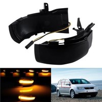 2X FüR VW Touran 2003-2009 Dynamische LED Blinker Spiegelanzeige Lampe