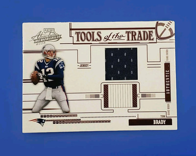 Tom Brady 2005 Absolute Tools of the Trade Game Worn Jersey /100 #TT-93 | GOAT