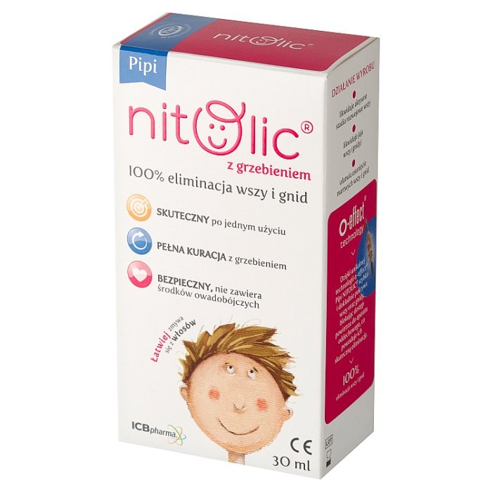 Pipi Nitolic anti-lice liquid with comb 30ml