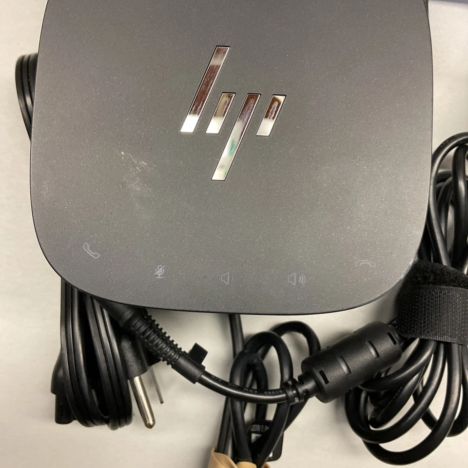 HP HSN-IX01 USB-C Thunderbolt Dock G2 + 120W HP Power Adapter with Audio Module - Image 3 of 4