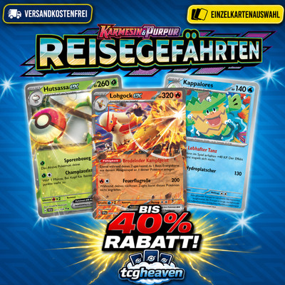 Pokémon Reisegefährten JTG Einzelkarten Auswahl Deutsch mit bis -40%
