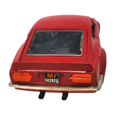 Vintage Burago 1980 Datsun 240z Red Model Car 1:24Scale Made in