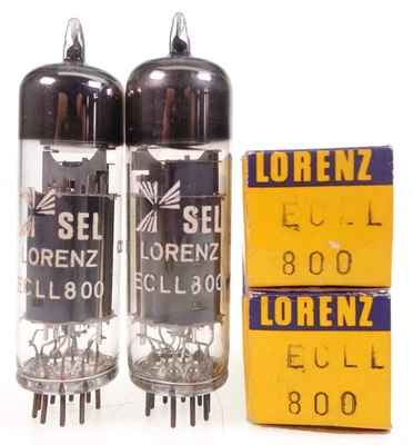 2x ECLL800 SEL Lorenz pair Radio Röhre tube Valvola NOS NEW NEU - Bild 1 von 4