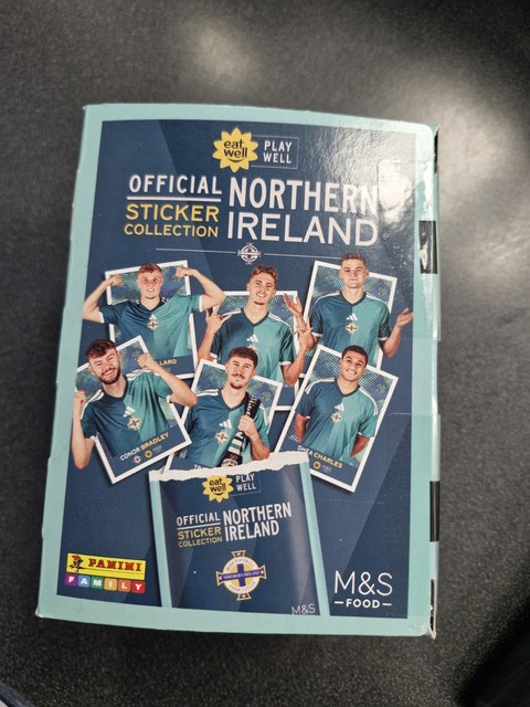 M&S Northern Ireland Stickers 2026 Full Sealed Box (160 Packs) Marks And Spencer