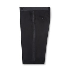 Portabella New York Tuxedo Pants 30 W X 30 Length 70 Polyester 30 Rayon Black