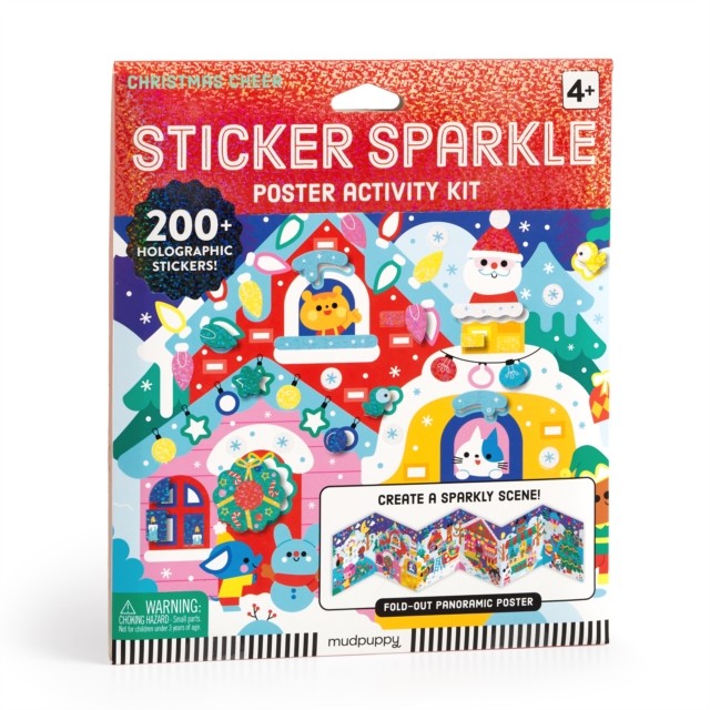 Christmas Cheer Sticker Sparkle Poster Activity Kit by  Mudpu... - 9780735389649 - Image 3