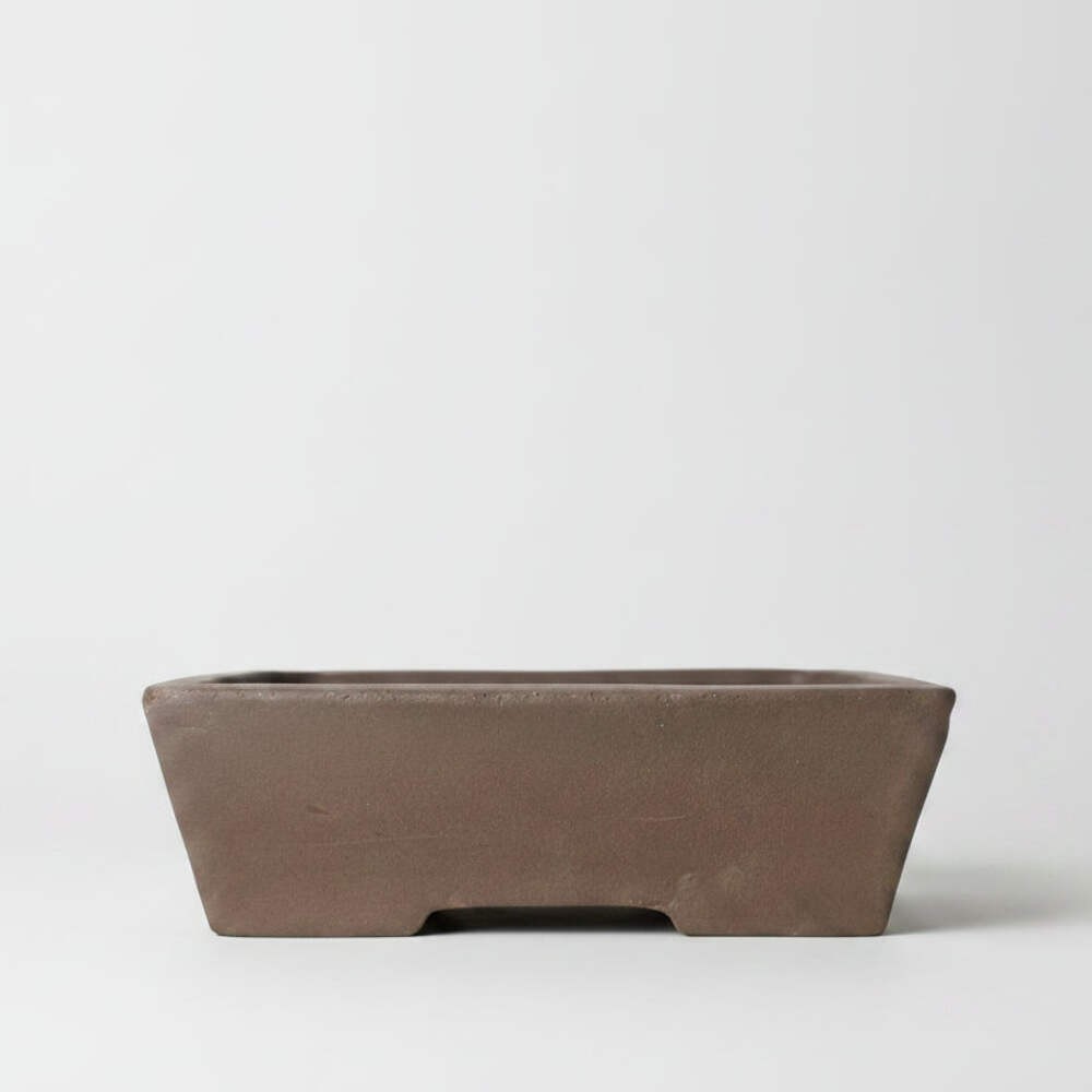 Unglazed Bonsai Pot Rectangle | 26cm x 19cm x 7cm | YB1132