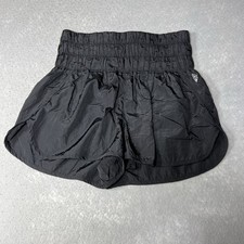 Free People FP Movement Shorts Womens Medium Black The Way Home Running Training