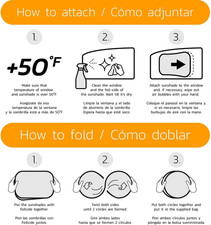 Car Window Shade for Baby with Certified UV-Protection 2 Pack - 20"x12"