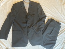 Marks & Spencer Charcoal Two-Piece Suit Chest 46” Trousers Waist 40” Leg 31”
