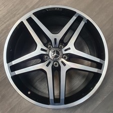 9 x 21 ET53 Original Mercedes AMG Alufelge Felge M Klasse ML A1664012102 Schwarz