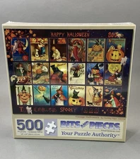 Bits and Pieces "Vintage Halloween" 500 Piece Jigsaw Puzzle - New - 18x24
