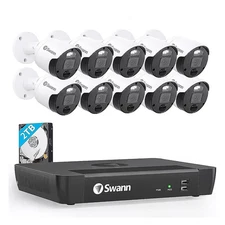 Swann Master Series 16-Channel 10 Camera 4K HD NVR Security System SONVK-1676810