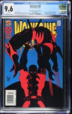 WOLVERINE #88 1994 CGC 9.6 NOT 9.8 WP DELUXE NEWSSTAND UPC DEADPOOL VS WOLVERINE