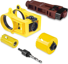 Door Lock Installation Kit with Door Latch Mortise Tool, Lock Hole Saw Kit for M