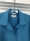 Women’s Talbots Blue Cotton Blazer  Jacket Size M — photo 2