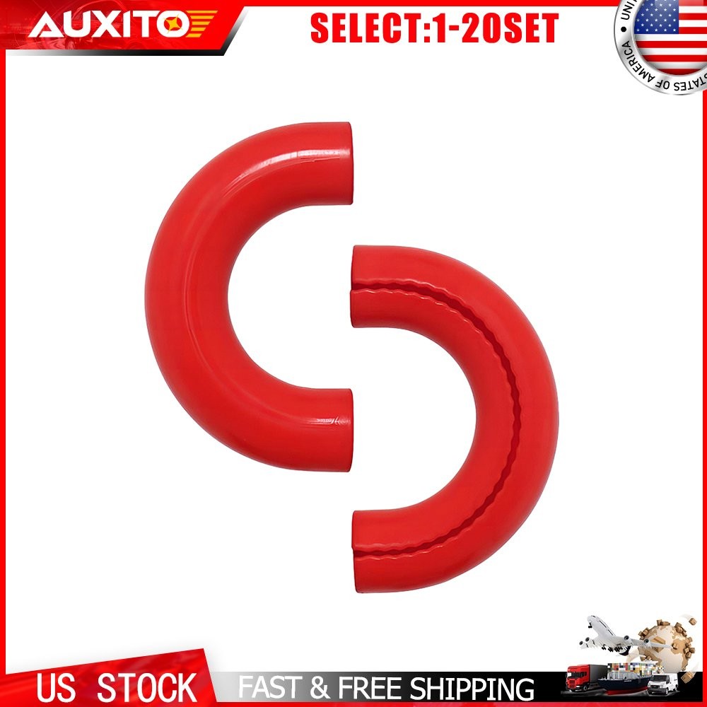 Red D-Ring Tow Hook Cover for Toyota Tundra 2017-2021 Front Accessories US 2-20X