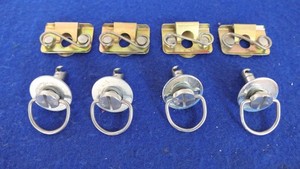 4 Genuine Harley Touring SaddleBag DZus Pins & Receptacles 1996-2016