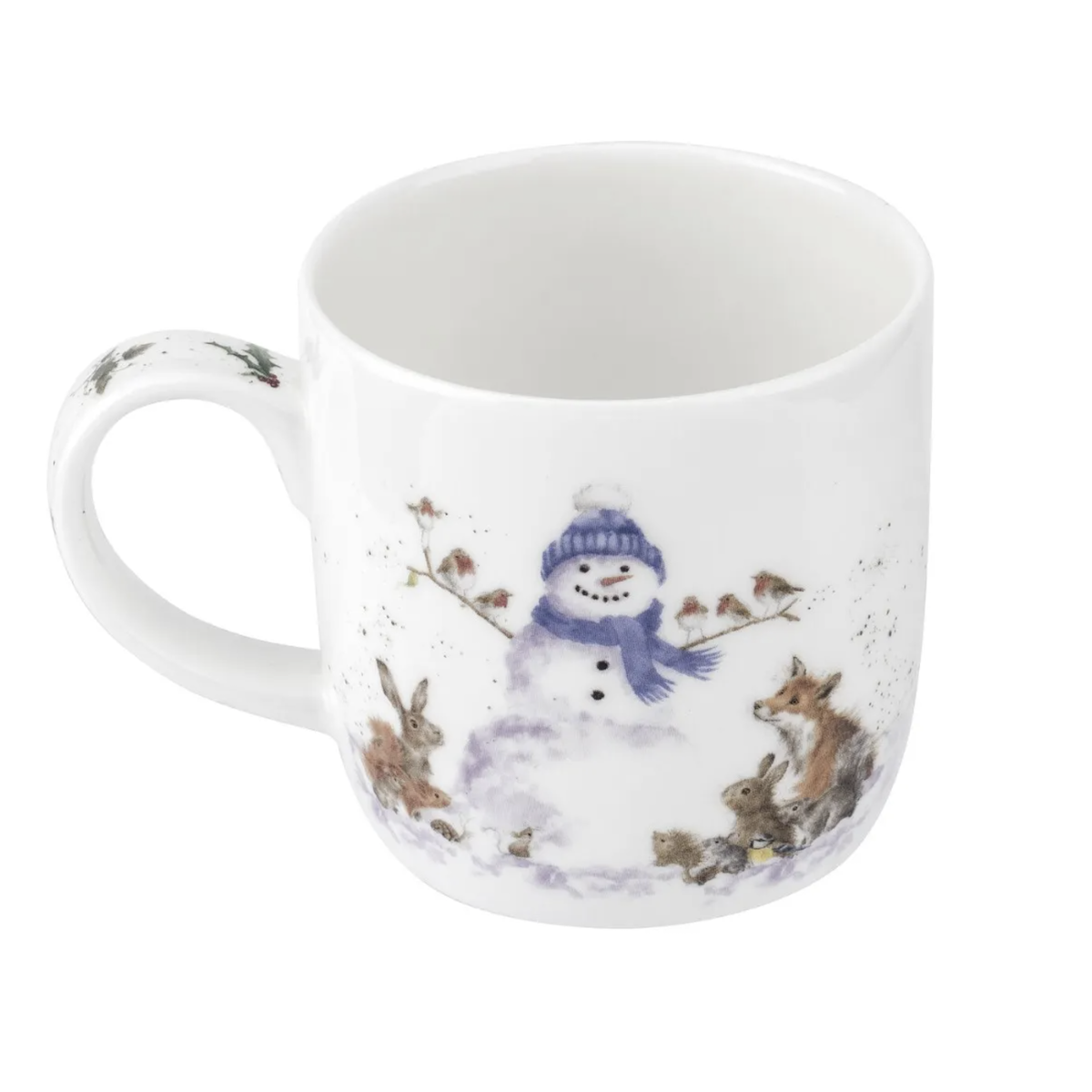 Wrendale Designs Gathered All Around Snowman Christmas Mug Festive Tableware