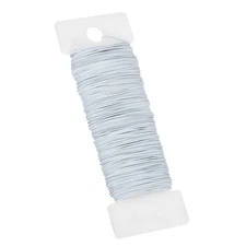 38Yard Floral Wire Flexible Paddle Wire 24 Gauge Florist Wire White