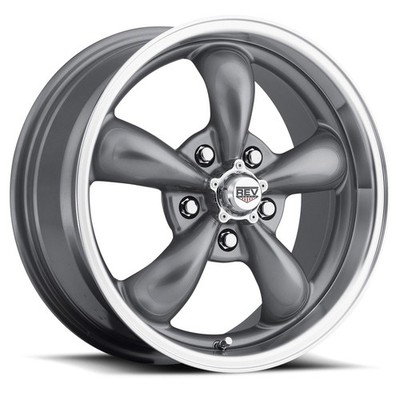 REV 100 Classic 15X7 5X114.3 Offset 0 Anthracite / Polished Lip (Quantity of 4)