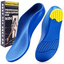 Kids Arch Support Insoles, Orthotics for Kids Flat Feet Blue