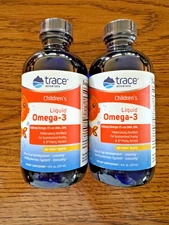 2 PK- TRACE Children's Liquid Omega-3-Immunity-Brain & Eye Development- EXP 1/26