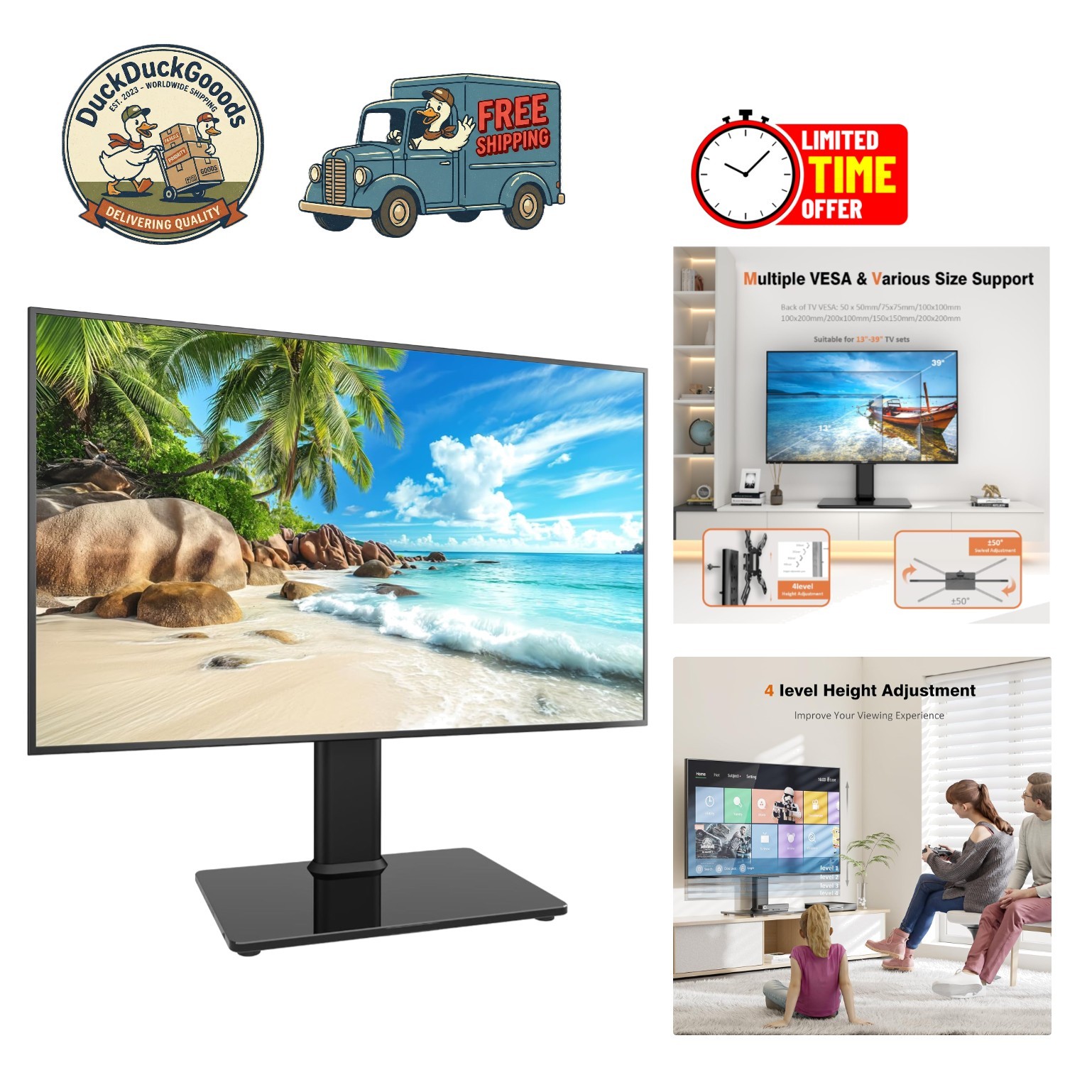 For 13-39 Inch Tvs - Stable & Stylish Design