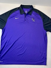 Nike Dri Fit MLB Authentic Collection Colorado Rockies Polo Golf Men’s XXL