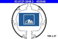 ATE 03.0137-3048.2 Bremsbackensatz FüR Feststellbremse Bremsbackensatz