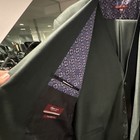 Statement Italy Platinum Green Wool Satin 2-Piece Suit 52R Regular Fit — photo 7