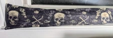 Door Draft Stopper, Cedar Filled, Draft Stopper, Window Draft Stopper, Skulls