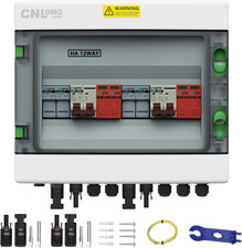 2 String Solar PV Combiner Box 2 in 2 Out IP65 DC500V 32A Circuit Breaker with S