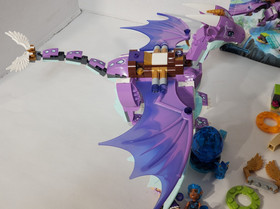 LEGO 41178 Elves: The Dragon Sanctuary Near Complete W/ Minifigs & Baby Dragon