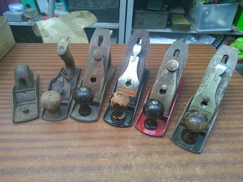 Job Lot 6 - Assorted Vintage Wood Planes - Rapier, Acorn, Footprint